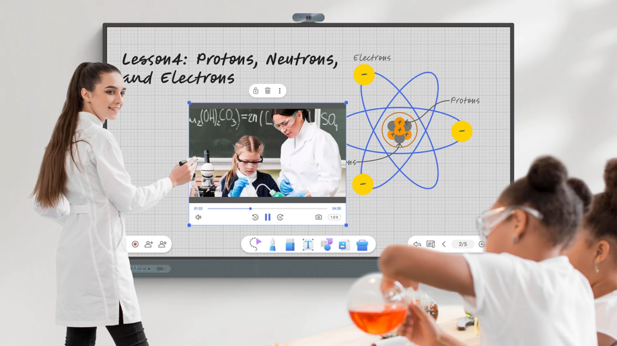 Giải pháp phòng học thông minh tích hợp trực tuyến tương tác QA SmartClass