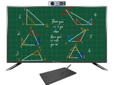 Màn hình cường lực 65″ QA SmartTouch kèm camera AI, bảng cảm ứng mini và phần mềm QAST65 + AICAM-QA08
