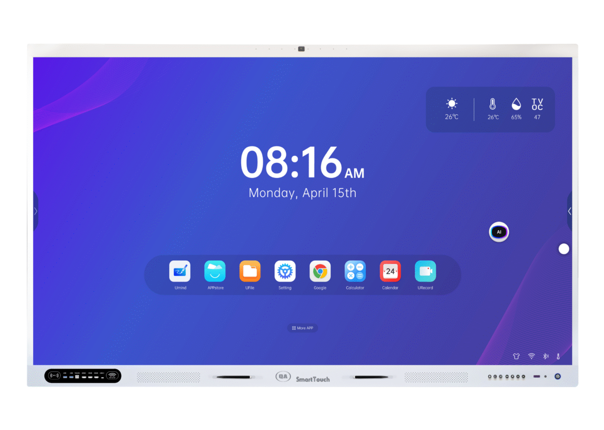 Màn hình tương tác 75inch QA SmartTouch QARK75 (dòng cao cấp tích hợp trí tuệ nhân tạo AI)